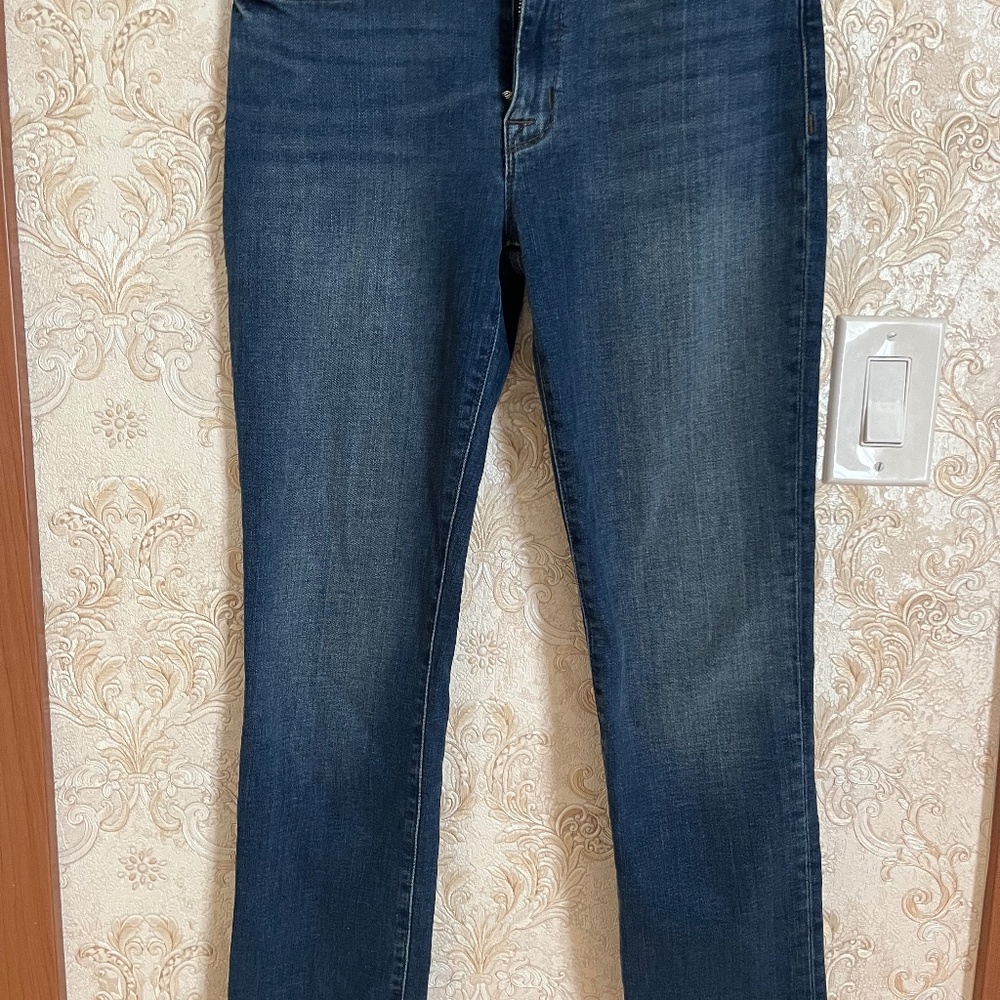 Hudson  Mid Rise straight Soft Stretch Denim  Blue Jeans 27 NWOT